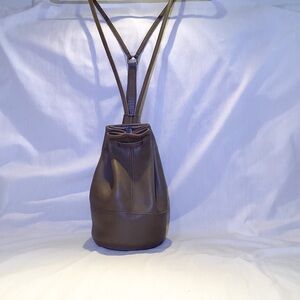 Vintage Coach Drawstring Bixby Slingback Bucket Bag